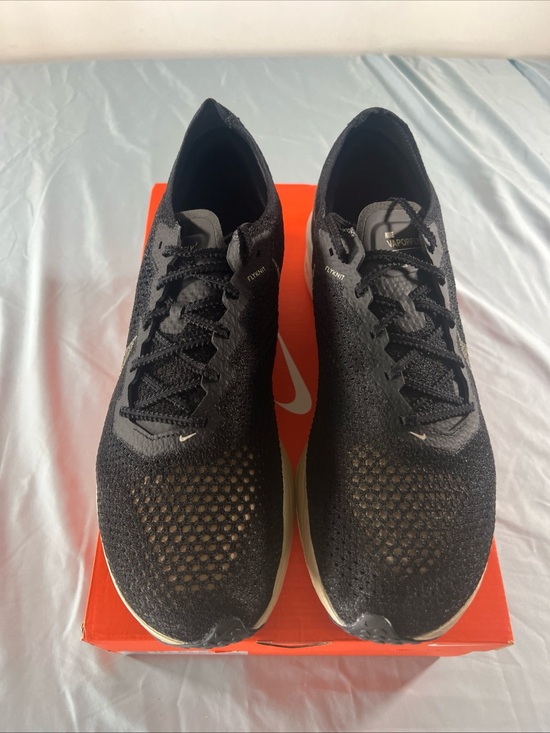 Nike ZoomX VaporFly Next% 3 DV4129 001 Black Metallic Gold Grain Size 12 Running main image 2